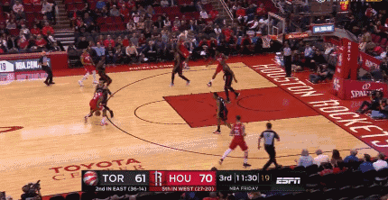 社区 湿乎乎的话题   哈登主要是三步上篮式的抛投,而帕克多是双脚