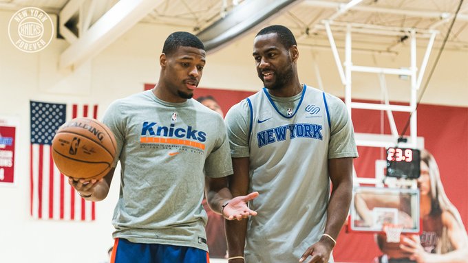 新年新机遇！尼克斯官方晒球员训练照与球迷分享