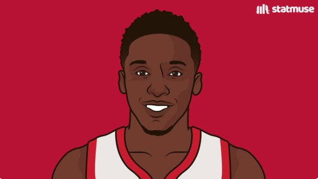 奥拉迪波成为保罗后首位单场25+5+5且0失误的火箭球员