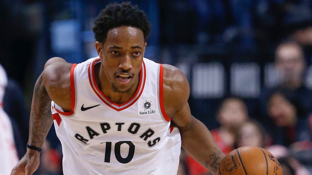 2018年的今天德罗赞得到52分，打破个人和队史得分纪录