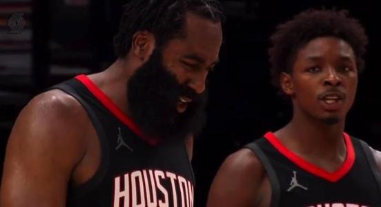 泰特谈之前与哈登在训练里的竞争：我们只是在努力打球