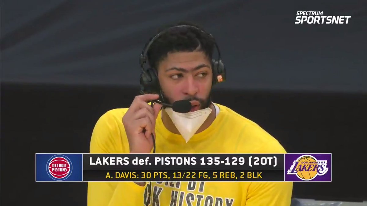 戴维斯：很高兴拿下胜利，活塞让我们打得很艰苦