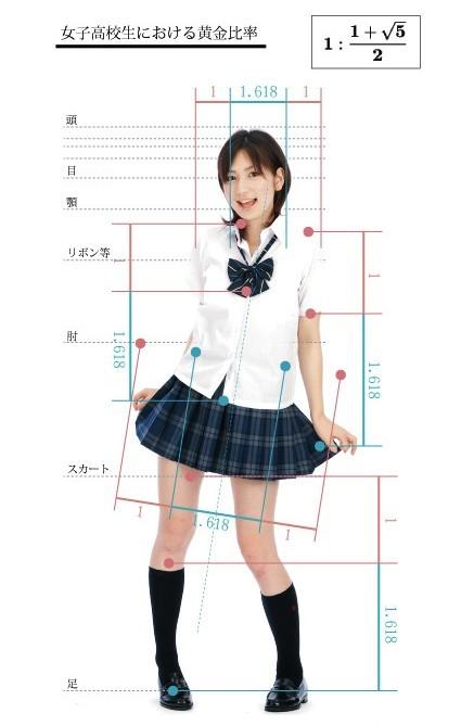 有趣的图片 - <em>日本人</em>数据分析出:<em>女生</em>身材的黄