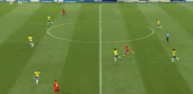 德布劳内世界波奥古斯托破门难救主,比利时2-1巴西晋级半决赛