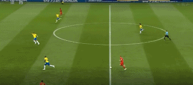 德布劳内世界波奥古斯托破门难救主,比利时2-1巴西晋级半决赛