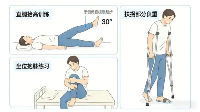 前交叉韧带自体肌腱重建术后康复策略(图3)