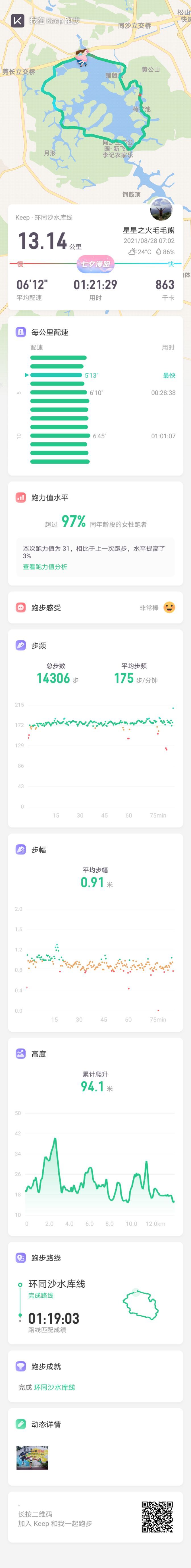 慢摇13 14km 虎扑