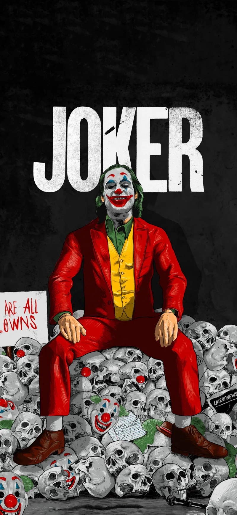 分享新上映的joker壁纸 虽然看不了 壁纸还是来一波 步行街主干道 虎扑社区