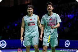 梁王组合2-1李哲辉/杨博轩，晋级全英公开赛男双8强