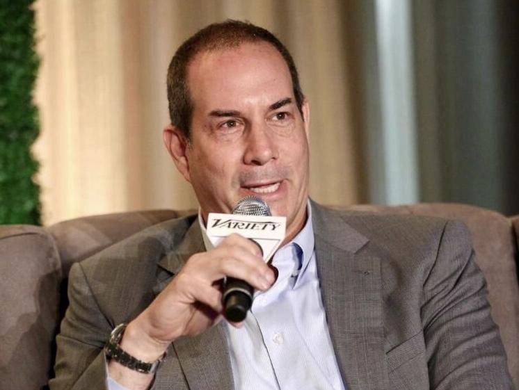 Lon Rosen en un partido de los Dodgers