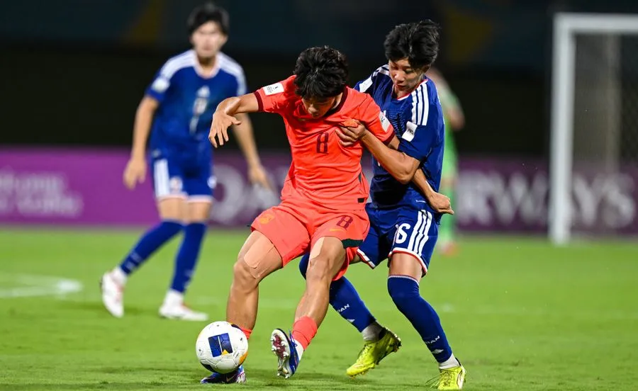 邝兆镭vs日本U17全场数据：传球成功率73%，长传1对抗成功0