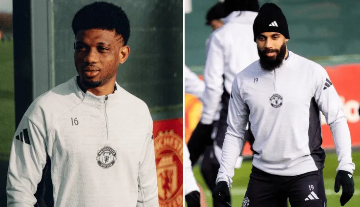 [流言板]曼聯(lián)官方：阿瑪德和姆伯莫已歸隊訓練，備戰(zhàn)周末曼市德比