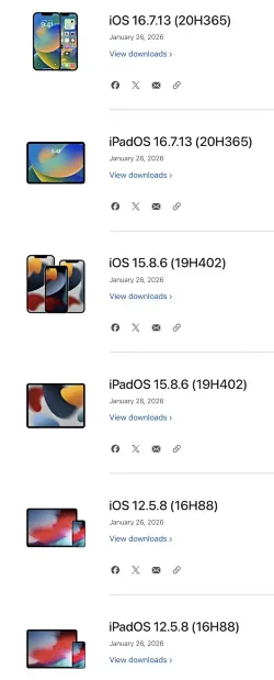 为适配AirTag 2，苹果同步大规模更新iOS 12~26系统