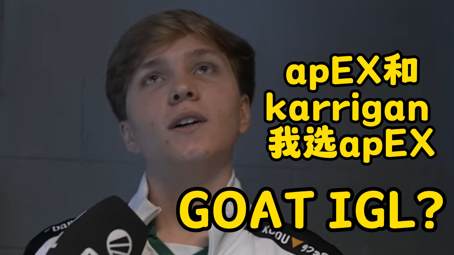 m0NESY聊心目中的最佳指挥： karrigan和apEX我会选apEX