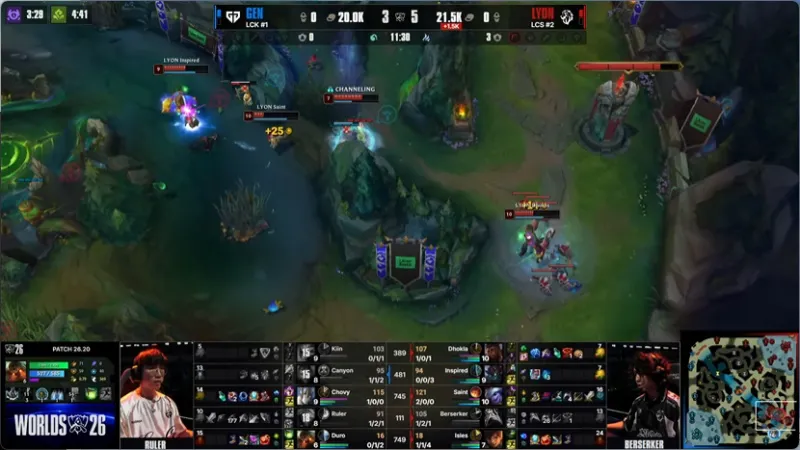 LYON vs JDG